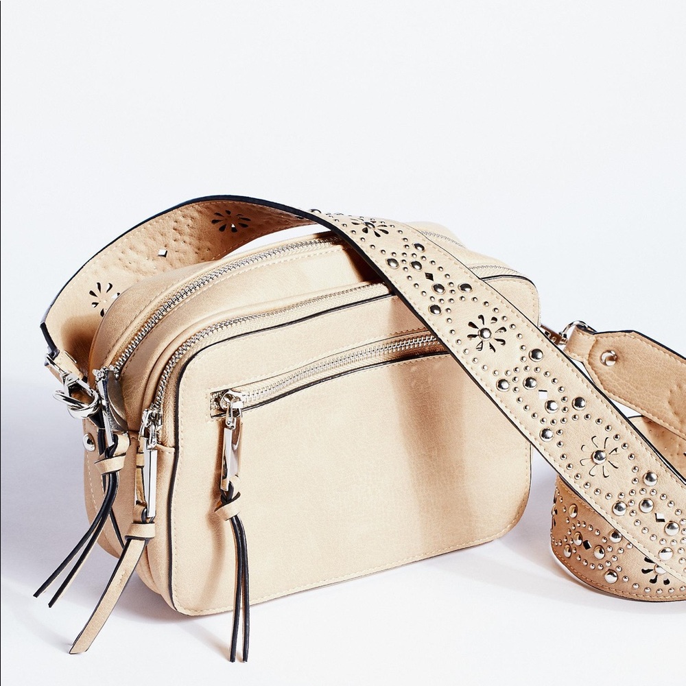 Free People Natural Lex Vegan Crossbody